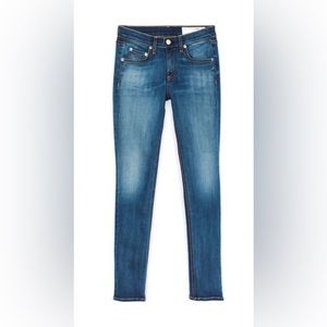 rag & bone Skinny Jeans, Redmond, 28W 29L (hemmed)